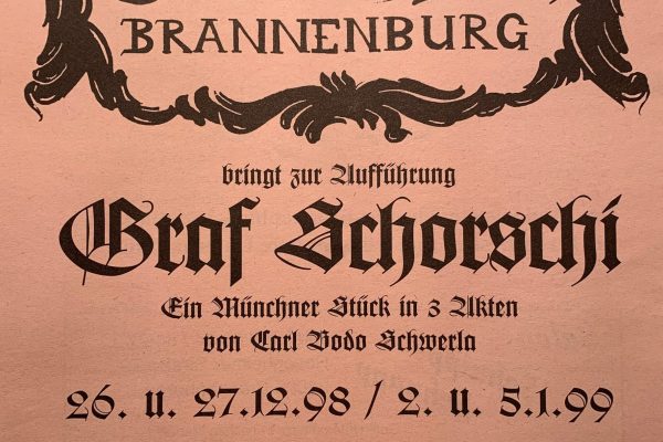 1998-1999 Graf Schorschi Programm Seite1